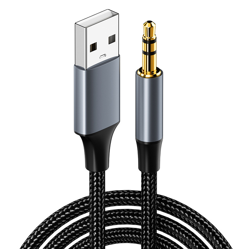 Lianpu USB na 3,5 mm audio kabel, pozlaćeni vodovi, bakrena žica, cínovano jezgro