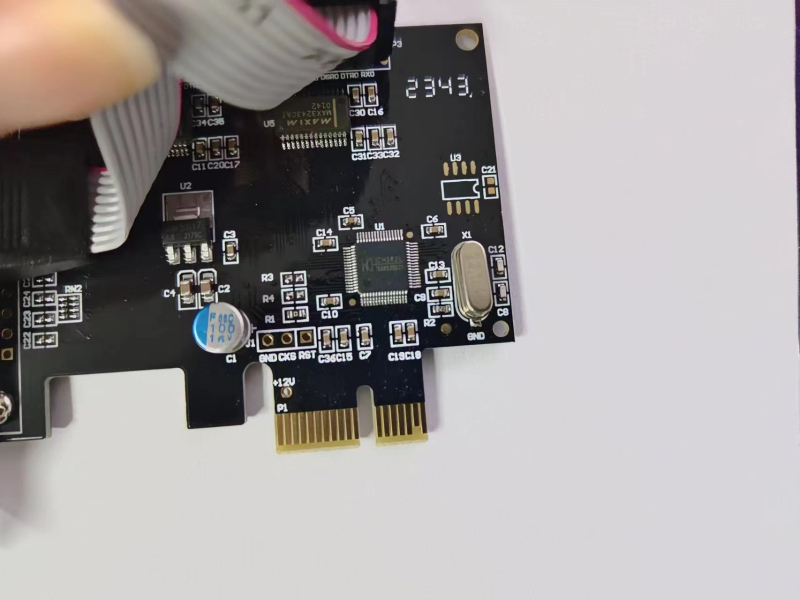PCIe RS232 kartica s dva serijska porta, WCH382