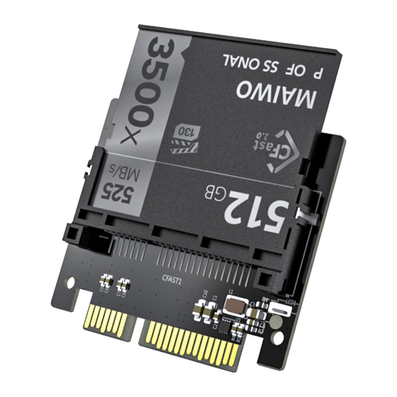Maiwo KT045C Memorijska kartica na SATA 3.0, adapter kartica, 60 MB/s, jednopojasni modul interfejs