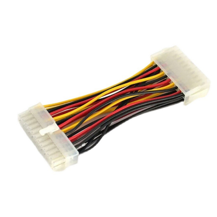 Cablu adaptor pentru alimentare chassis, 20–24 pini, conector unic, nucleu placat cu argint, viteză de transfer a datelor 10