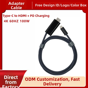 Type-C na HDMI adaptér kábel pre Nintendo Switch, 4K60Hz, LT8711HE čip, dĺžka 1,8 m