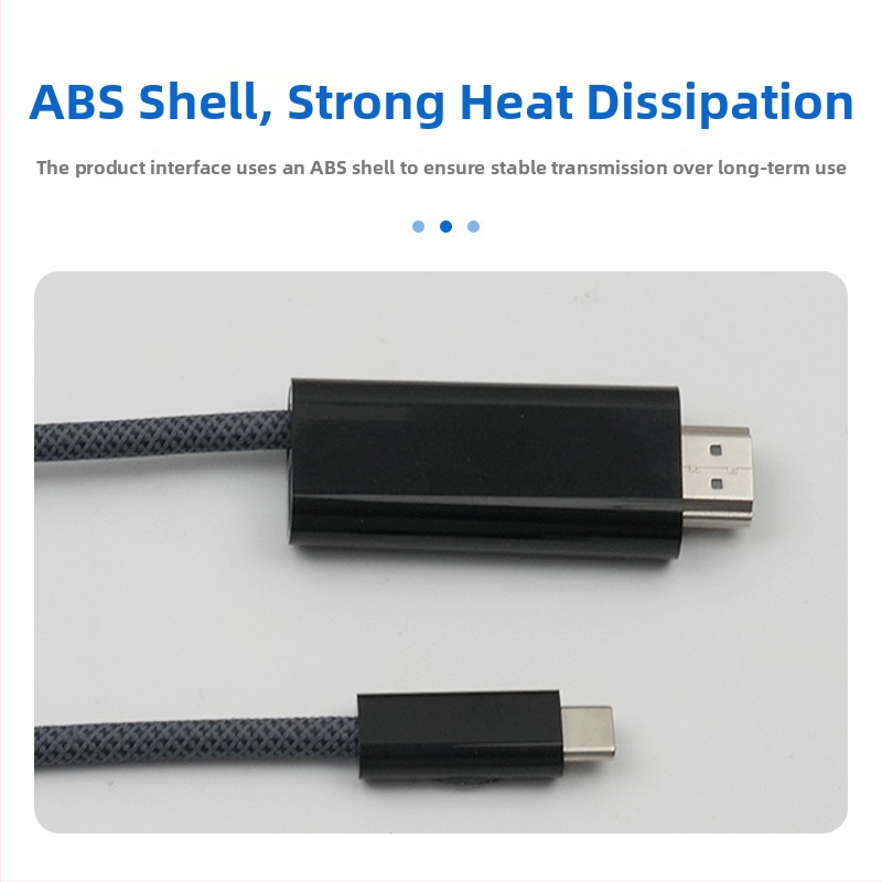 Type-C na HDMI adaptér kábel pre Nintendo Switch, 4K60Hz, LT8711HE čip, dĺžka 1,8 m