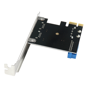 PCI-E na USB 3.0 proširna kartica s prednjim 20-pin sučeljem, PCIe X1, VL805 čip, 5 Gbps