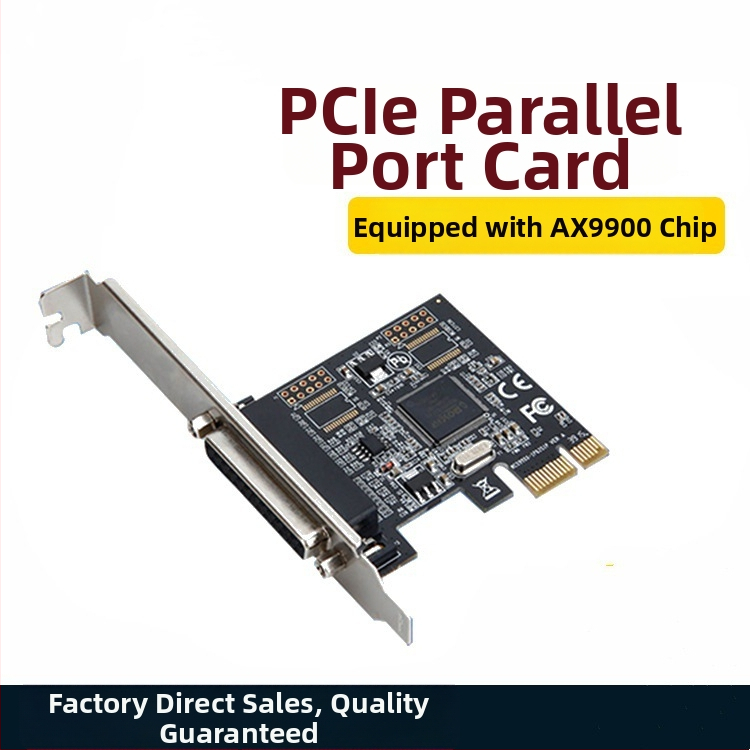 White Spider PCIe na paralelný port kartu s DB-25 LPT rozhraním (AX99100/9900, Serial Port karta)