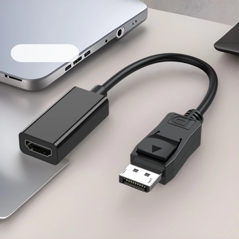 DP na HDMI adapter kabel – 4K podrška, visokoučinkovit čip, 10 Gbps, duljina 0,2 m