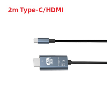 Type-C na HDMI adaptér kábel, 4K zobrazenie na displeji