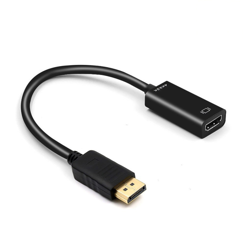 DP na HDMI adapter kabel, DP muški – HDMI ženski, Podrška 4K/1080p, Duljina 24 cm, bakreno jezgro