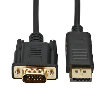 DP to VGA adapter kabel, 1.8 m, bakreno jezgro, DisplayPort sučelje