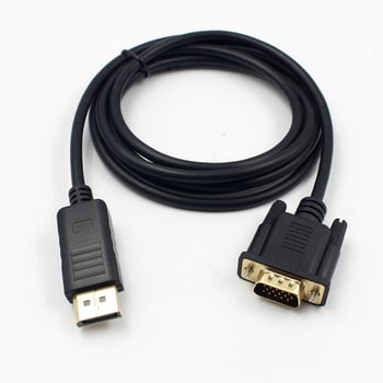 DP to VGA adapter kabel, 1.8 m, bakreno jezgro, DisplayPort sučelje