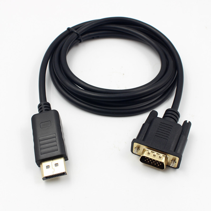 DP to VGA adapter kabel, 1.8 m, bakreno jezgro, DisplayPort sučelje