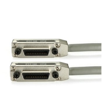 GPIB adaptér kábel IEEE-488 pre priemyselné riadiace zariadenia, bezkyslíkatá meď, kryt zo zliatiny zinku