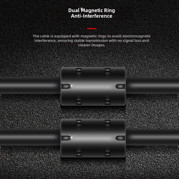 DVI ohýbaný kábel s konektormi DVI-I/D, meďný vodič, vstrekované spracovanie, dĺžky 1,15 m, 3,5 m, 10,15 m, 20 m