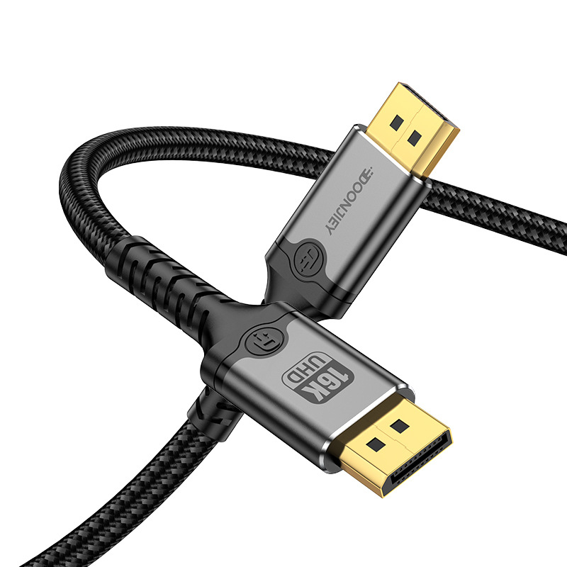 DisplayPort video kabel 2.1 DP muški–muški, bakreno jezgro, kućište od aluminijske legure, za PC
