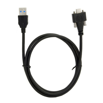 USB 3.0 na Type-C produženje kabel sa vijcima, panel montaža, Type-C muški–Type-C muški