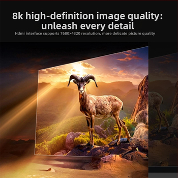 Xinze HDMI kabel 8K60Hz, 5 m, HDMI–HDMI, pozlaćeni kontakti, kabel visoke razlučivosti za televizor i računalo