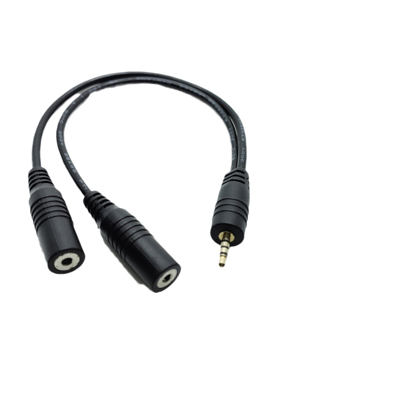 Prilagođeni računarski audio kabel 3,5 mm, splitter 1 na 2, muški–ženski spoj, produžni kabel