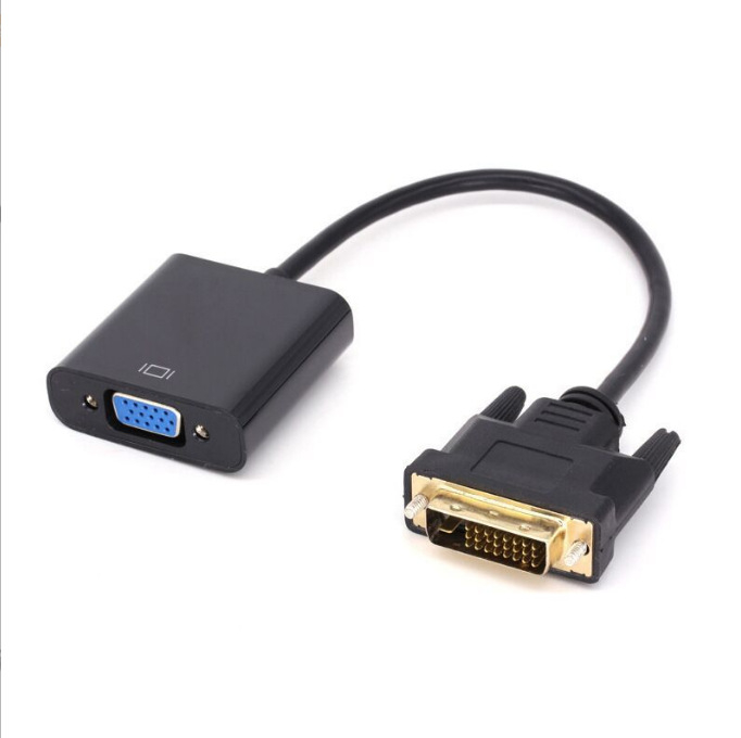 DVI-D na VGA adapter s čipom