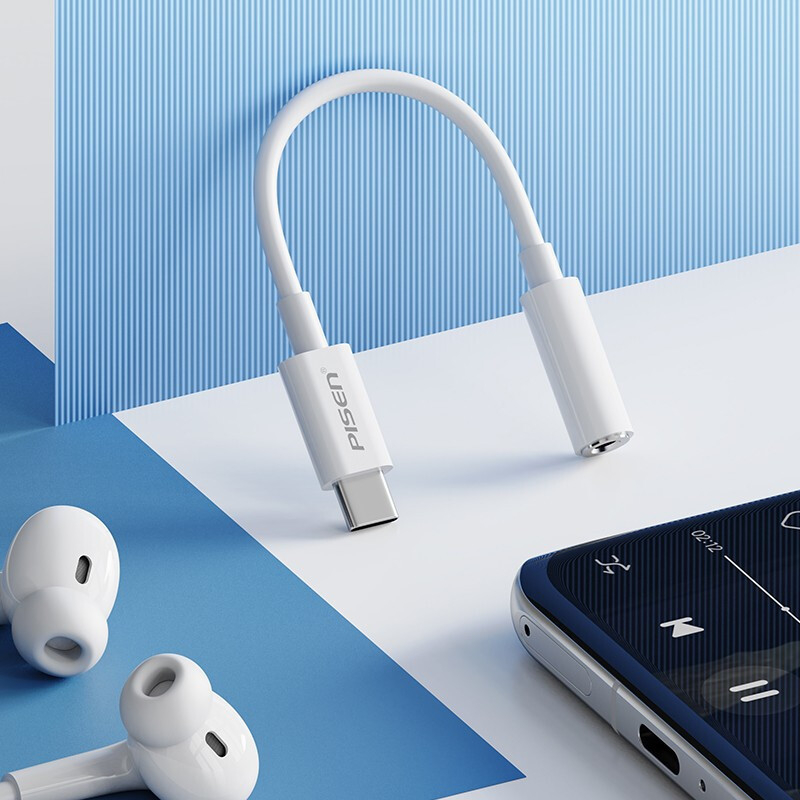 Pisen TYPE-C na 3,5 mm audio adaptér pre zariadenia Huawei