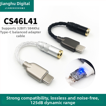 Alone cablu patch 8-șir Type-C cu DAC CS46L41 pentru audio digital, conectori 3,5/2,5/4,4 mm