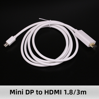 Mini DisplayPort na HDMI adaptér kábel DP03, meďový vodič, HDMI rozhranie, pre PC