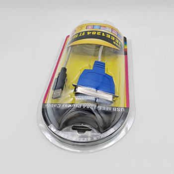 Adaptor USB către linie de imprimantă 1284, cablu din cupru de 1,5 m pentru imprimante paralele