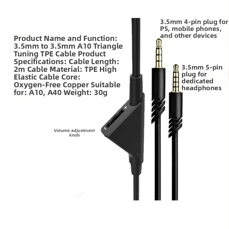Audio kabel 096 za digitalne uređaje, zlatni priključci, bakar bez kisika, ROHS certificiran