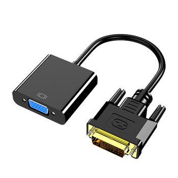 DVI-D VGA adapter kabel s integriranim čipom, DVI-D na VGA, duljina 0,2 m