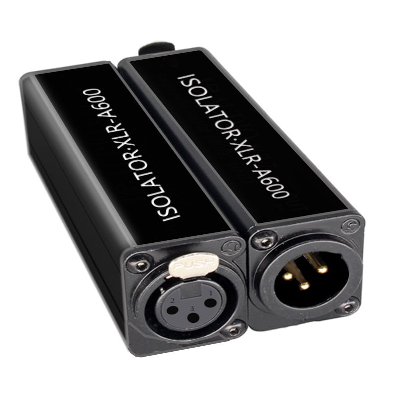 XLR audio izolacijski adapter kabel, model XLRFM, bakreno jezgro, audio izlazno sučelje, konektor s jednim krajem