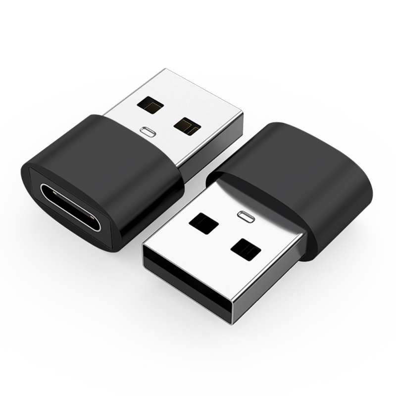 Yikanglong USB-A vyras į USB-C moteriškas OTG adapteris su PD greitu įkrovimu ir duomenų perdavimu