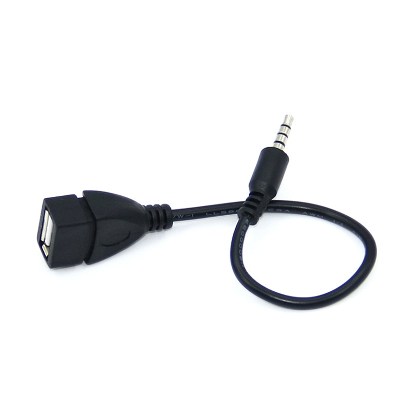 USB ženski na 3,5 mm muški auto AUX audio adapter kabel za iPod, model: 3.5 Revolution USB bus, tip: AV linija, marka: Neutral, godina proizvodnje: 2016