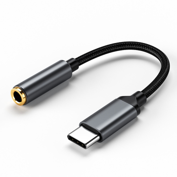 HYX-52 USB-C skaitmeninis garso adapteris 3,5 mm ausinėms, Android telefonams; suderinamas su Xiaomi, Huawei, OPPO