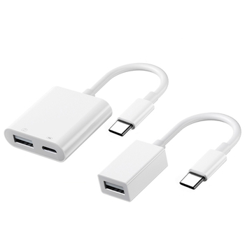USB-C OTG kortelių skaitytuvas 3.0 adapteris Type-C skaitmeniniams įrenginiams – Honglida modelis 1