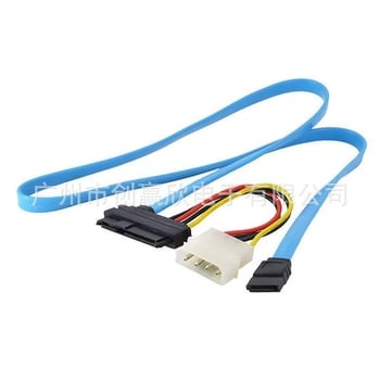 SAS към SATA кабел, SFF-8482 29P-SATA, дължина 70 cm, медни проводници, модел CYX145