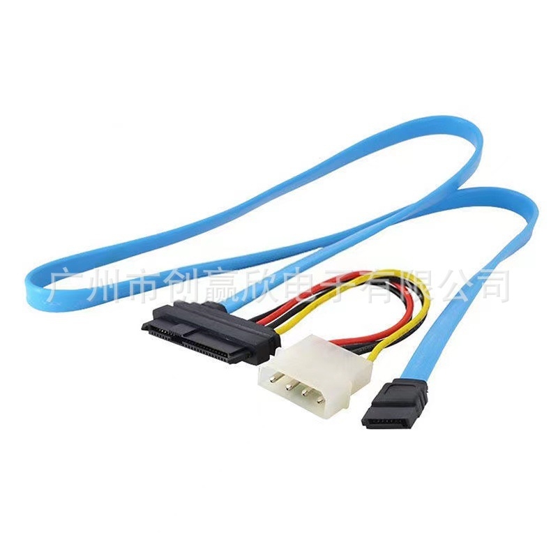 SAS към SATA кабел, SFF-8482 29P-SATA, дължина 70 cm, медни проводници, модел CYX145