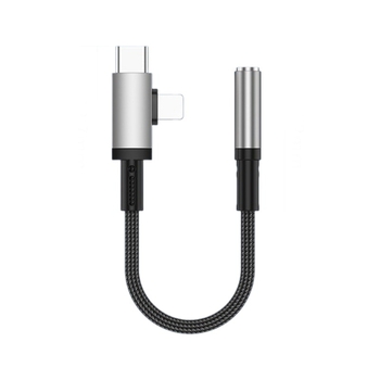 SALAMOER BL-27 Type-C iki 3,5 mm DAC garso adapteris Apple įrenginiams
