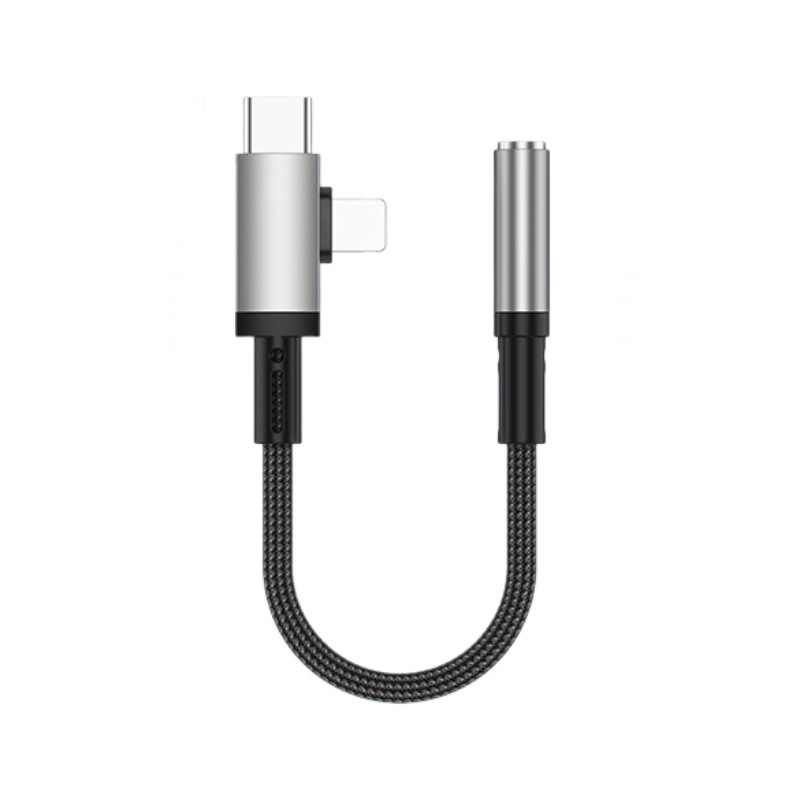 SALAMOER BL-27 Type-C iki 3,5 mm DAC garso adapteris Apple įrenginiams