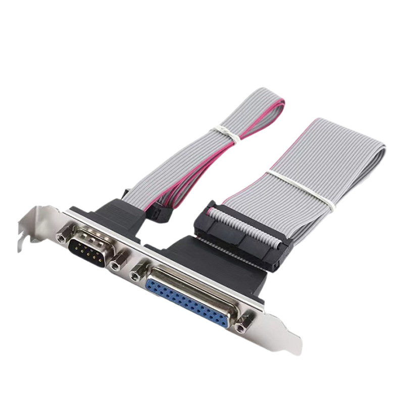 DB9 i DB25 paralelni kabel za pisač PC, 300 mm, bakar, adapter kabel, LPT 25-pinsko sučelje