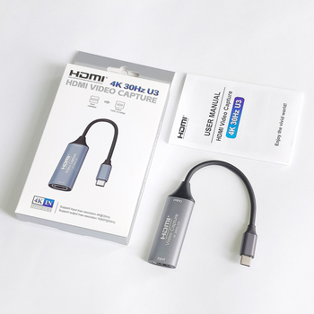 USB-C uztveršanas karte ar HDMI ieeju, USB 3.0, Windows saderīgs, 1080p30 izvade