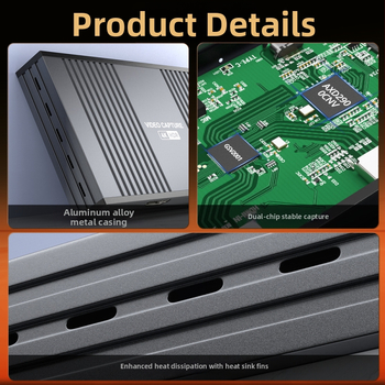 4K video uztveres karte ar 4K60Hz, Loop Out 240Hz HDR, USB interfeiss, AXD2900CNV čips no Analog Devices