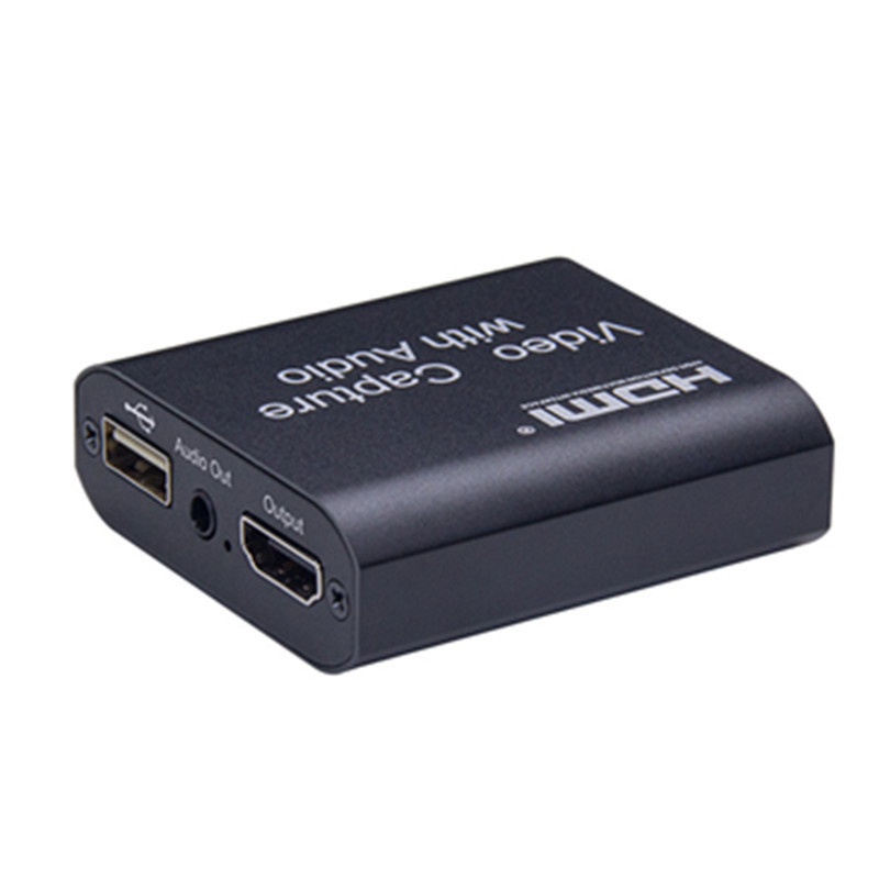 HD video uztveres karte ar loop-out, bez skaņas, USB interfeiss, 1080P, Windows saderība