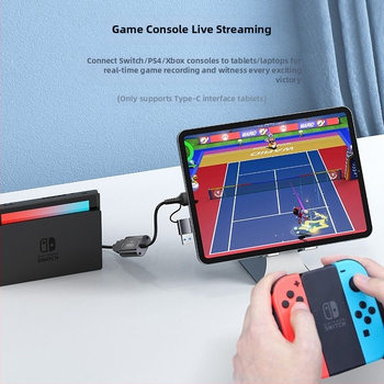 USB 2.0 video uztveres karte Switch/PS4/PC, 1080P, Windows saderīgs, attīstīts čips, 1 gada garantija