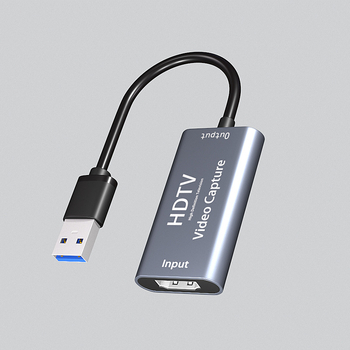 HDMI uz USB video ierakstīšanas karte spēļu straumēšanai un ierakstīšanai, 1080p60 izvade, MS2109S čips, USB interfeiss, saderīgs ar visām operētājsistēmām
