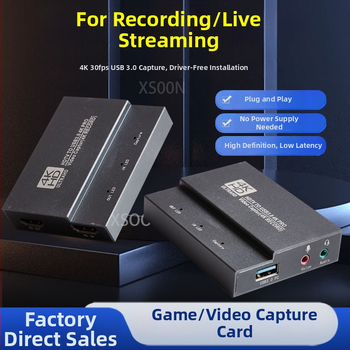 Κάρτα λήψης βίντεο USB XSOON XS-CJ02, τσιπ MS2131, σώμα από κράμα αλουμινίου, λειτουργία λήψης και εγγραφής