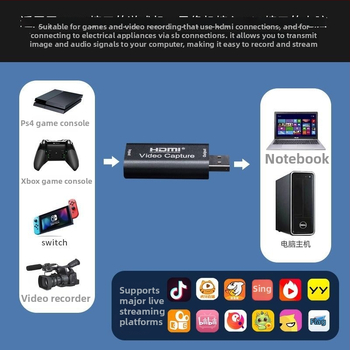 USB Videokarta pre Zachytávanie - 1080P streamovanie, USB Rozhranie, Windows Kompatibilita, 1-ročná záruka