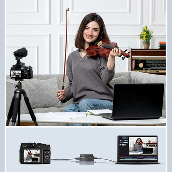 HDMI karta za hvatanje za Switch – USB sučelje, snimanje 1080P60, Windows kompatibilan, U3 čip, Philips čipset