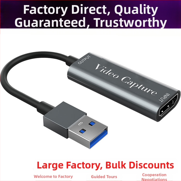 USB karta na zachytávanie videa HU-02, 1080p60, MS2109 čip, USB rozhranie, 1-ročná záruka