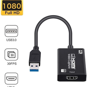 Cardă de captură HDMI 4K USB pentru streaming live — Model HJY-32, Interfață USB, Rezoluție 4K, Compatibil cu toate sistemele de operare, Garanție 1 an