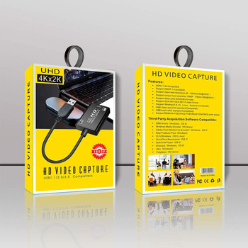Cardă de captură HDMI 4K USB pentru streaming live — Model HJY-32, Interfață USB, Rezoluție 4K, Compatibil cu toate sistemele de operare, Garanție 1 an