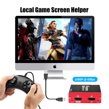 Mirabox HSV320 HDMI Κάρτα Καταγραφής Παιχνιδιών 4K - HSV320 4K Τσιπ, HDMI Διασύνδεση, Συμβατό με Όλα τα Λειτουργικά Συστήματα