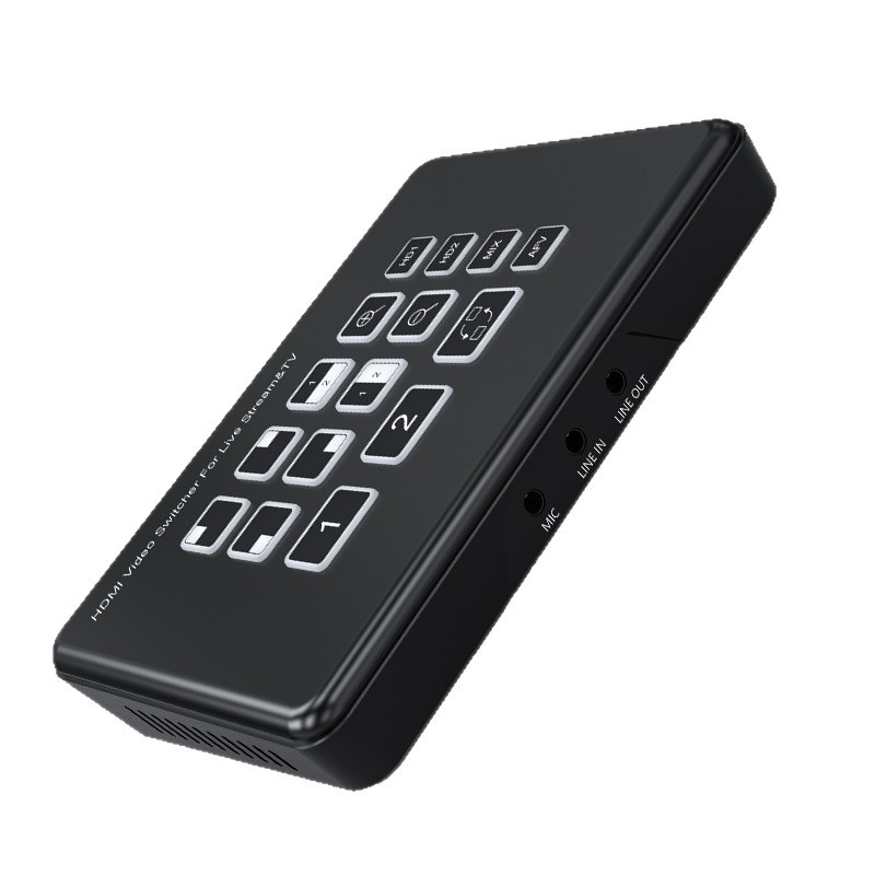 Dual HDMI direktorijski preklopnik za uživo emitiranje, dvostruko nesmetano prebacivanje među kamerama, capture kartica s slikom u slici, 1080P60Hz, HDMI sučelje, model Dbt2-1, kompatibilan sa svim operativnim sustavima, 1 godina jamstva